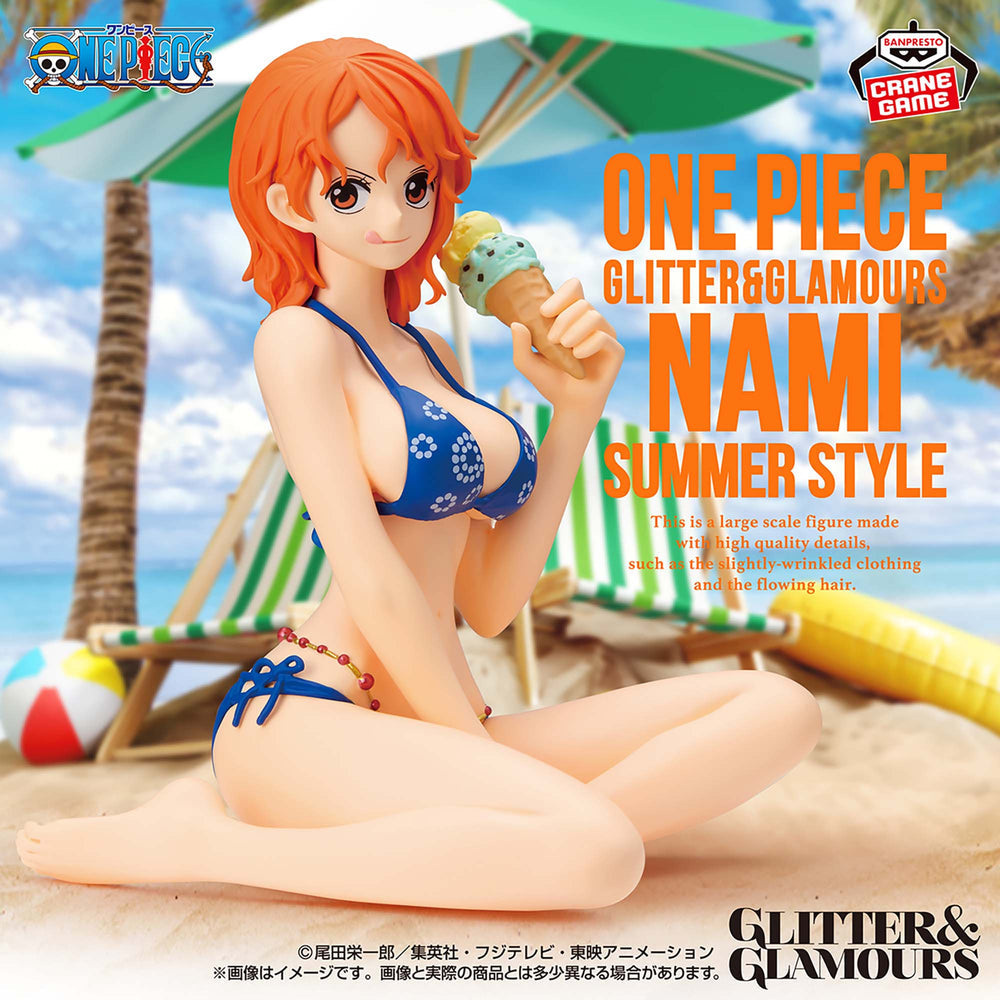 BANPRESTO ONE PIECE GLITTER & GLAMOURS - NAMI SUMMER STYLE VER.