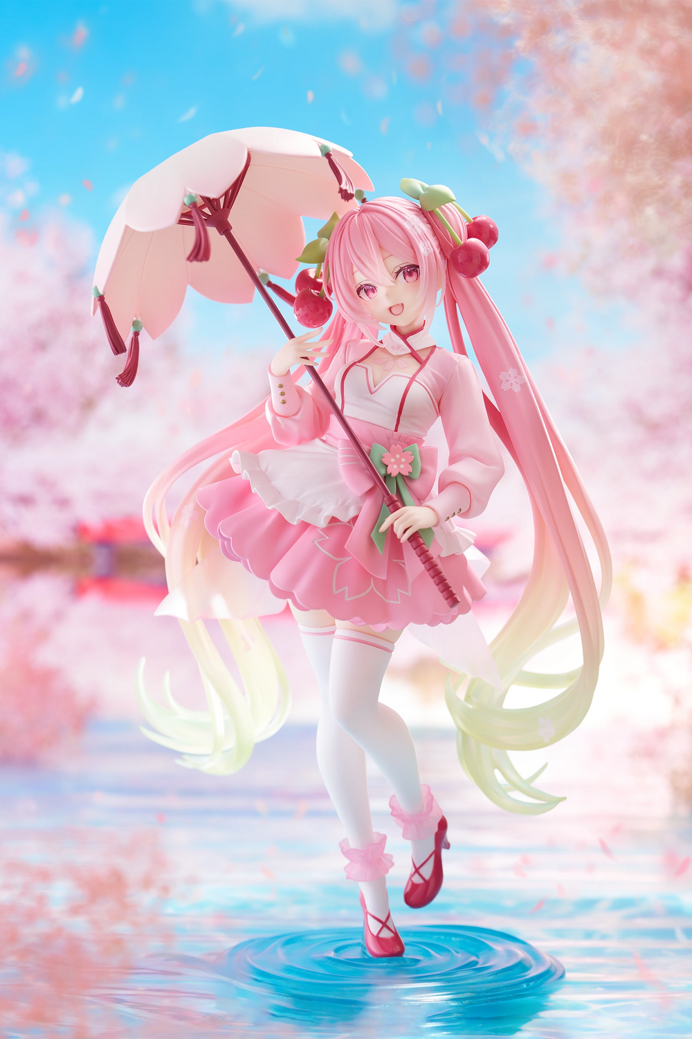 TAITO HATSUNE MIKU AMP+ FIGURE - SAKURA DRESS VER.