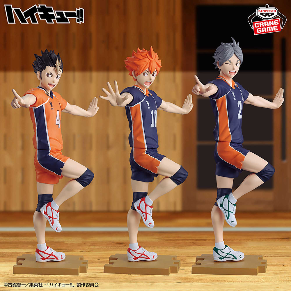 BANPRESTO [SPECIAL BUNDLE] HAIKYU!! IPPON NICE SERVE FIGURE - KOSHI, YU AND SHOYO COMPLETE SET OF 3 FIGURES